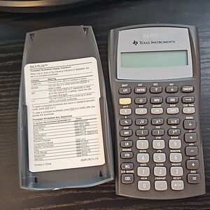 Texas Instruments BA II Plus Financial Calculator, Black Medium